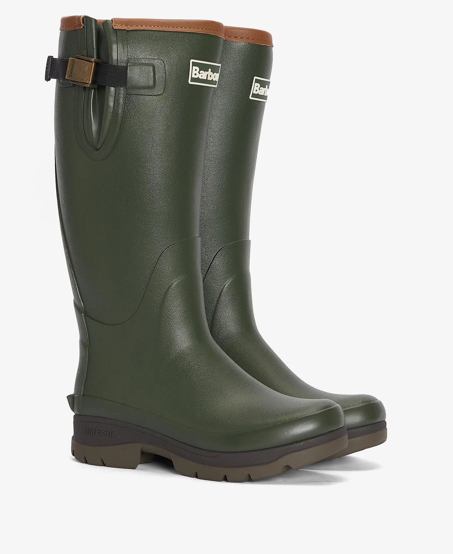 Barbour Women's Tempest Wellingtons Boots Olive LRF0063 OL51