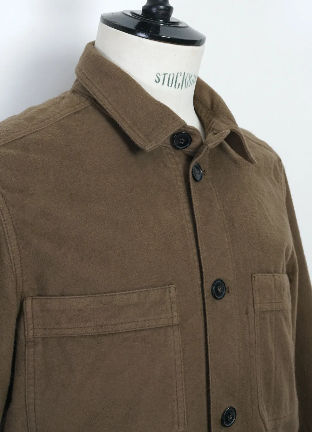 BERTRAM 28-22-9 | Refined Moleskin Work Jacket | Stone