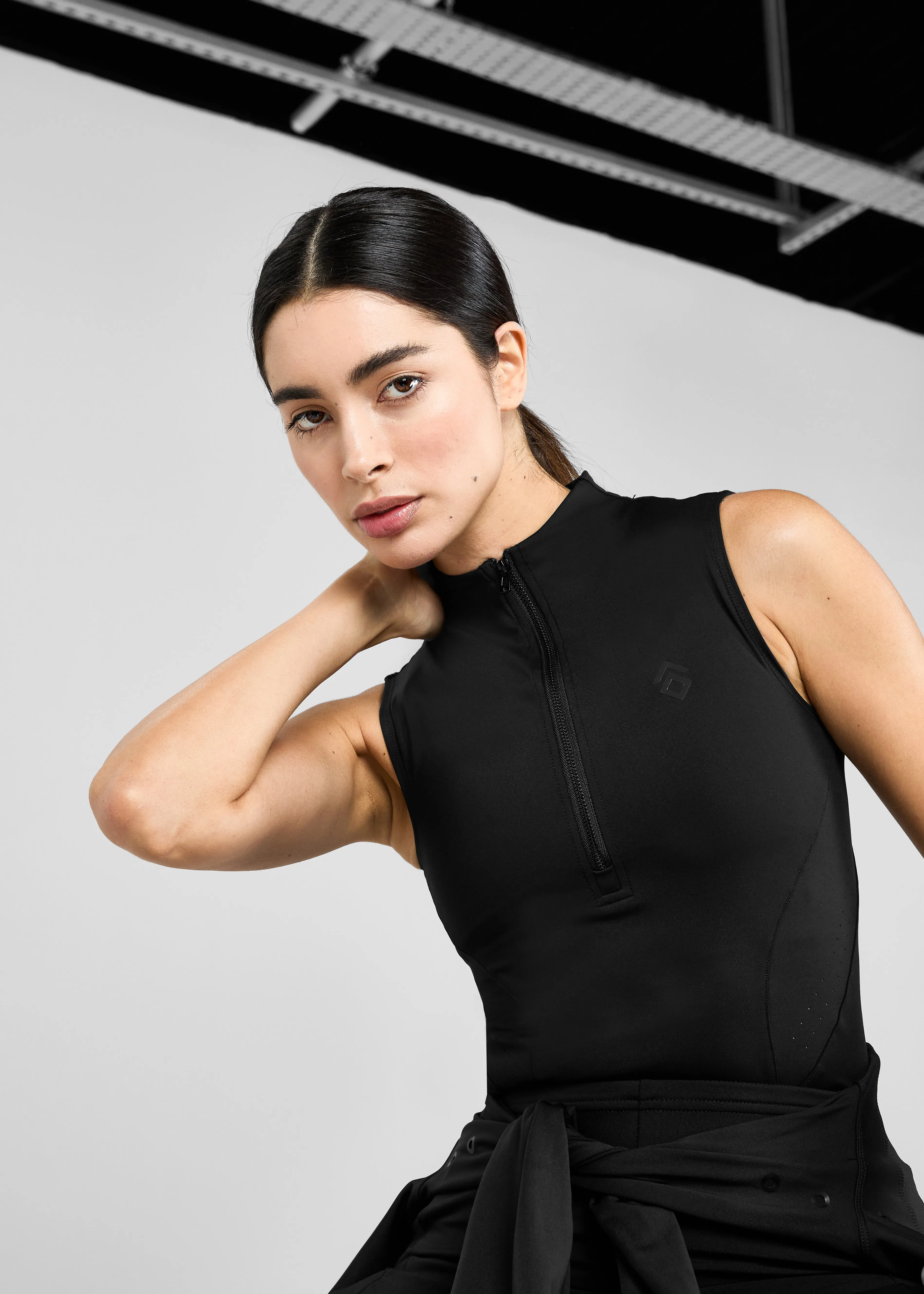 Black Sleeveless Core Base Layer