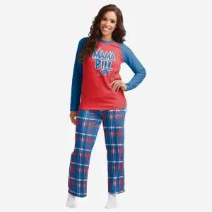 Buffalo Bills Womens Plaid Family Holiday Pajamas