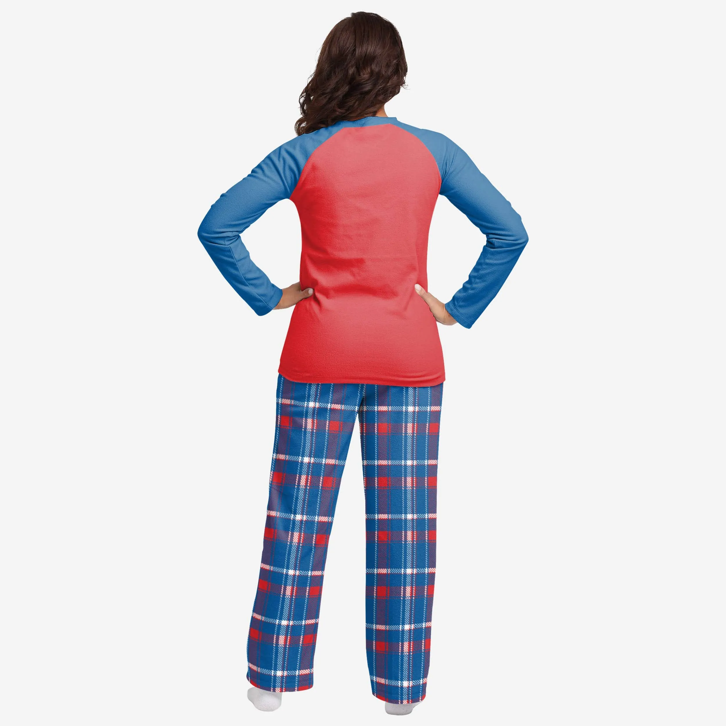 Buffalo Bills Womens Plaid Family Holiday Pajamas