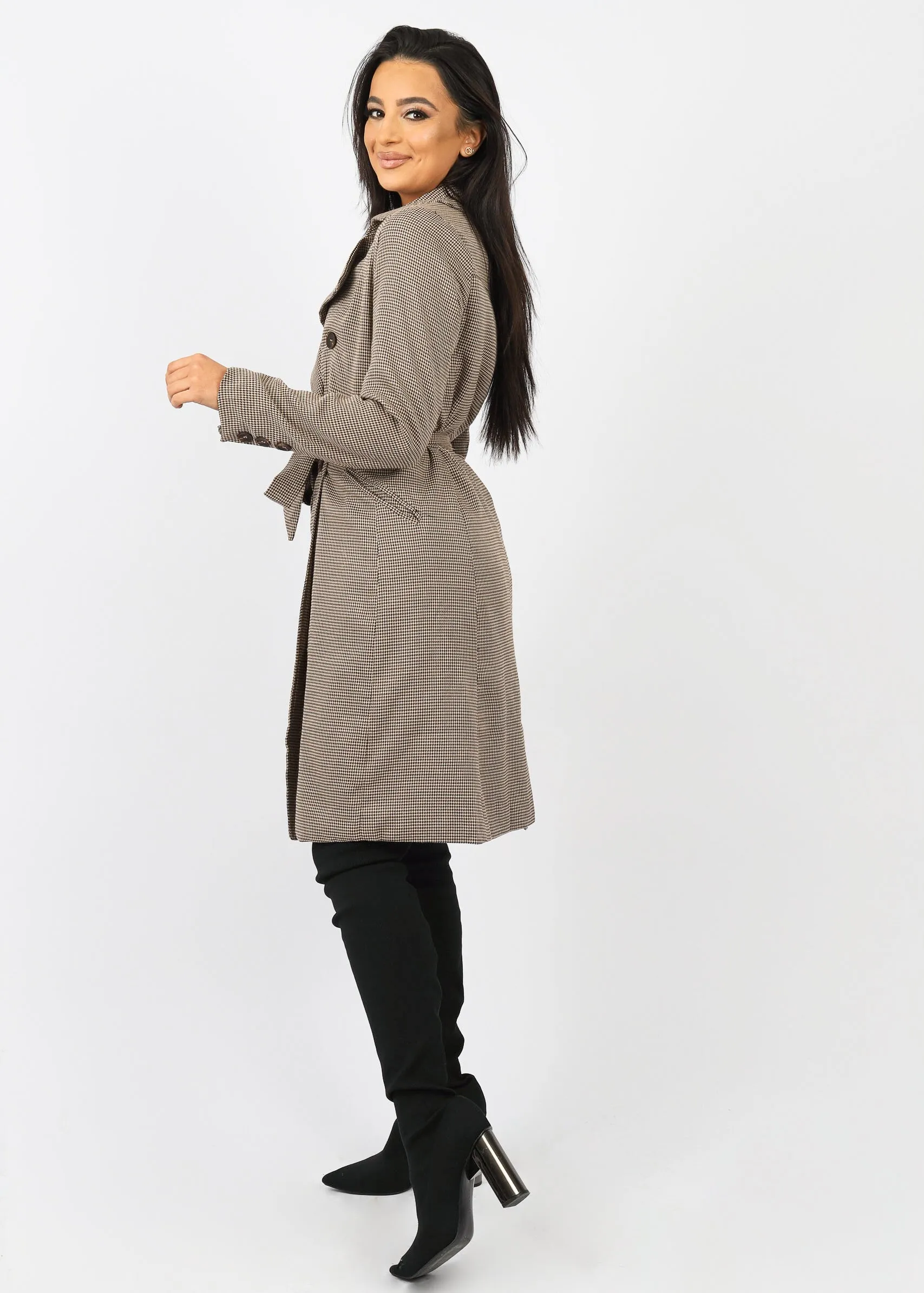 Ciara Check Coat