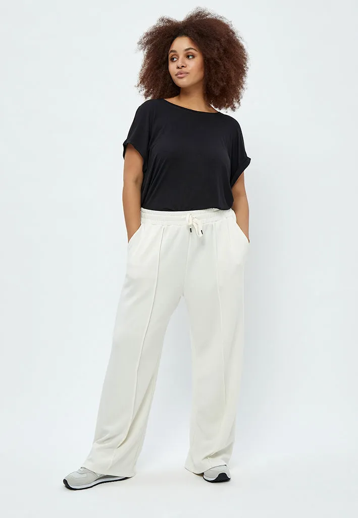 Dicette Sweat Pants Curve - Cloud Dancer