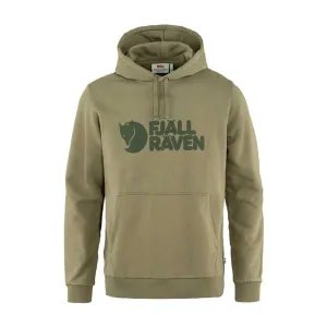 Fjallraven Logo Hoodie - Light Olive