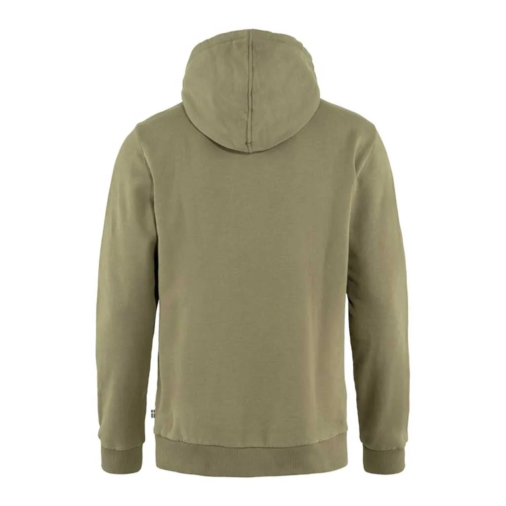 Fjallraven Logo Hoodie - Light Olive