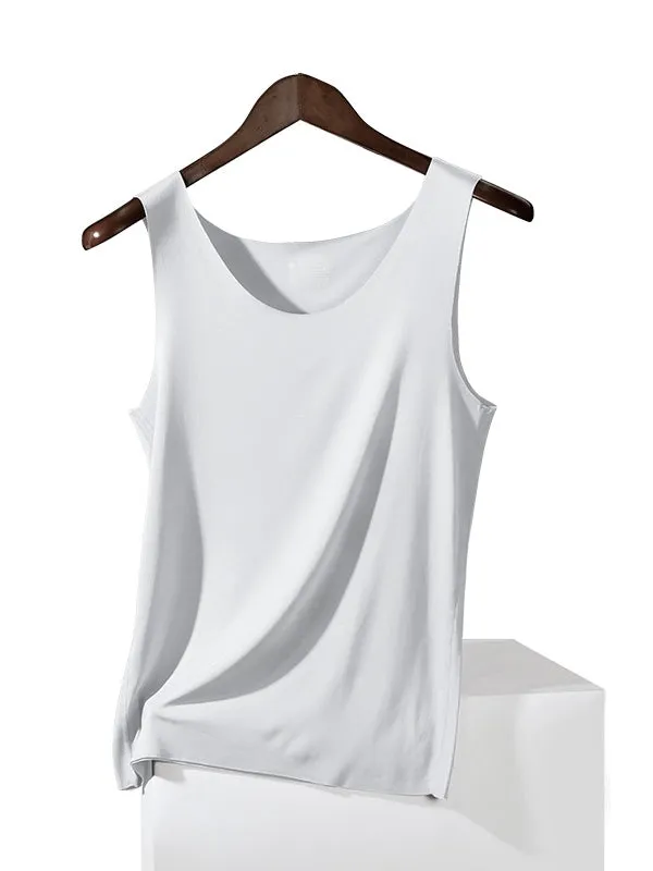 Four-Way Stretchy Soft Modal Men's Tanks