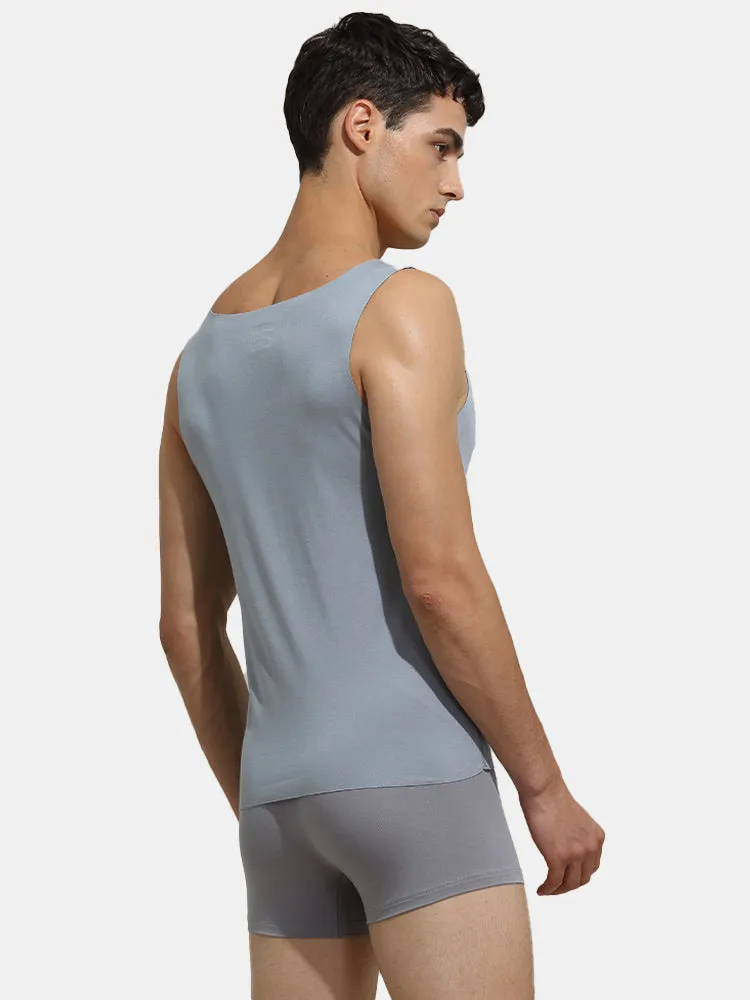 Four-Way Stretchy Soft Modal Men's Tanks