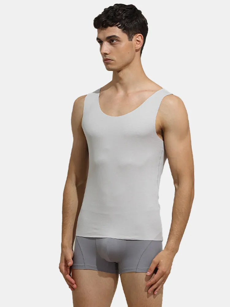 Four-Way Stretchy Soft Modal Men's Tanks