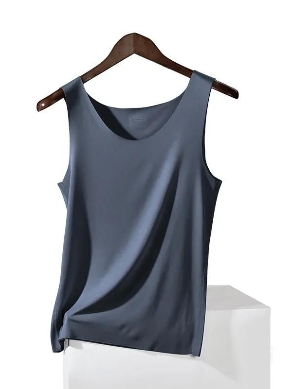 Four-Way Stretchy Soft Modal Men's Tanks