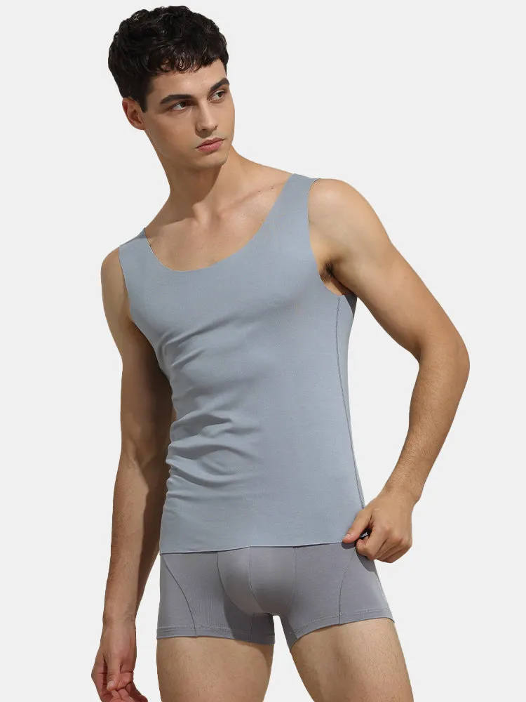 Four-Way Stretchy Soft Modal Men's Tanks