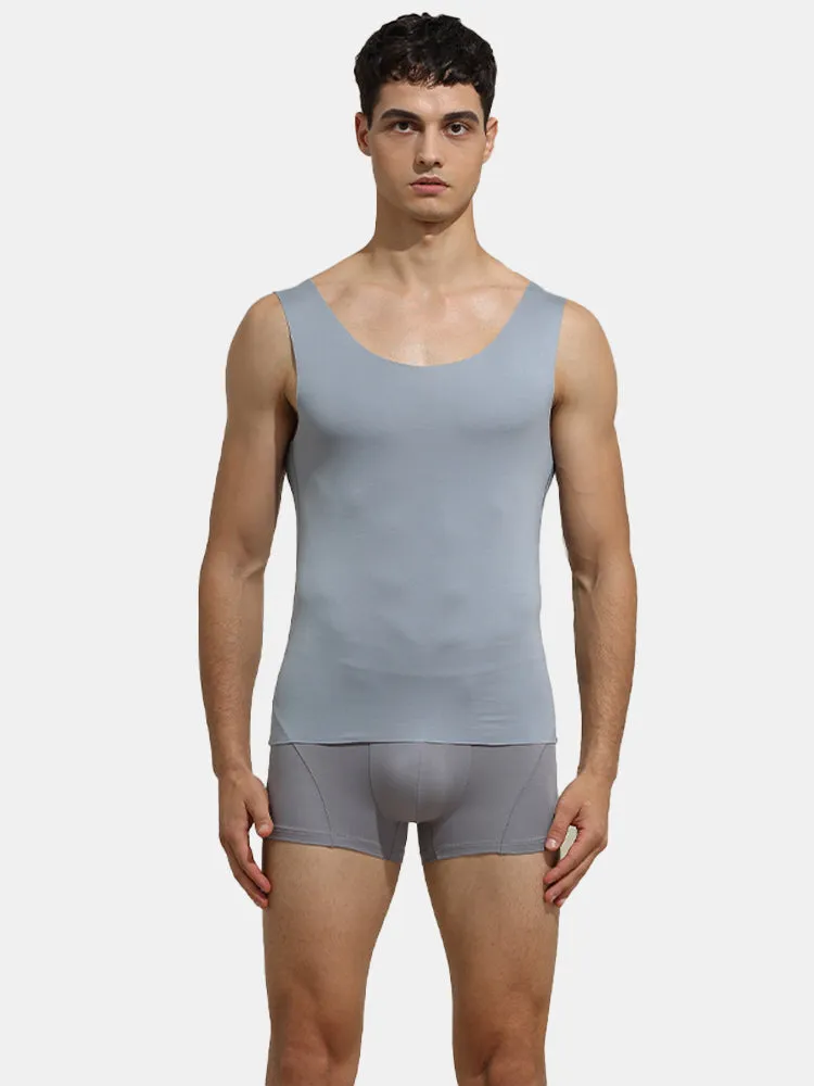 Four-Way Stretchy Soft Modal Men's Tanks