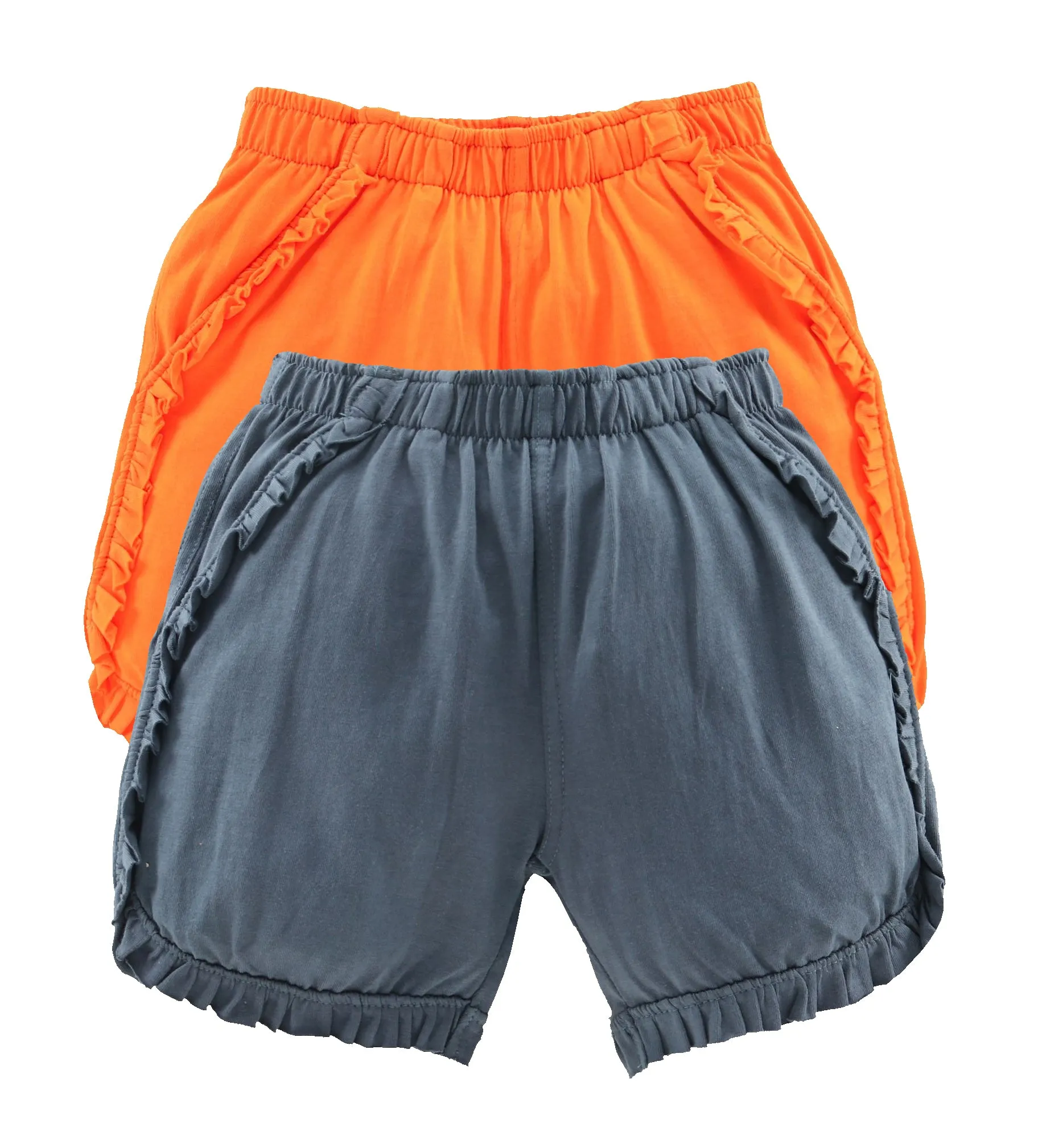 Girls Cotton Hot Short - Pack of 2