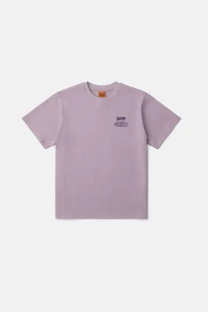 Heavy Vintage Block Ss T-Shirt Mauve