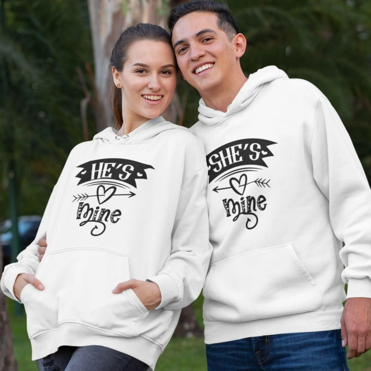 He's Mine & She's Mine Matching Outfits - Valentine's Gift Idea, His/Her Edition