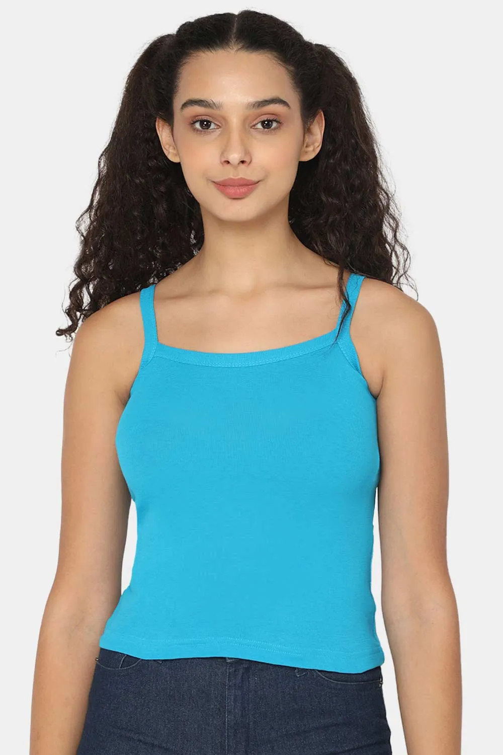 Intimacy Full Coverage 100% Cotton Slip Camisole – IN01 | Non-Padded & Seamless Comfort for Everyday Wear