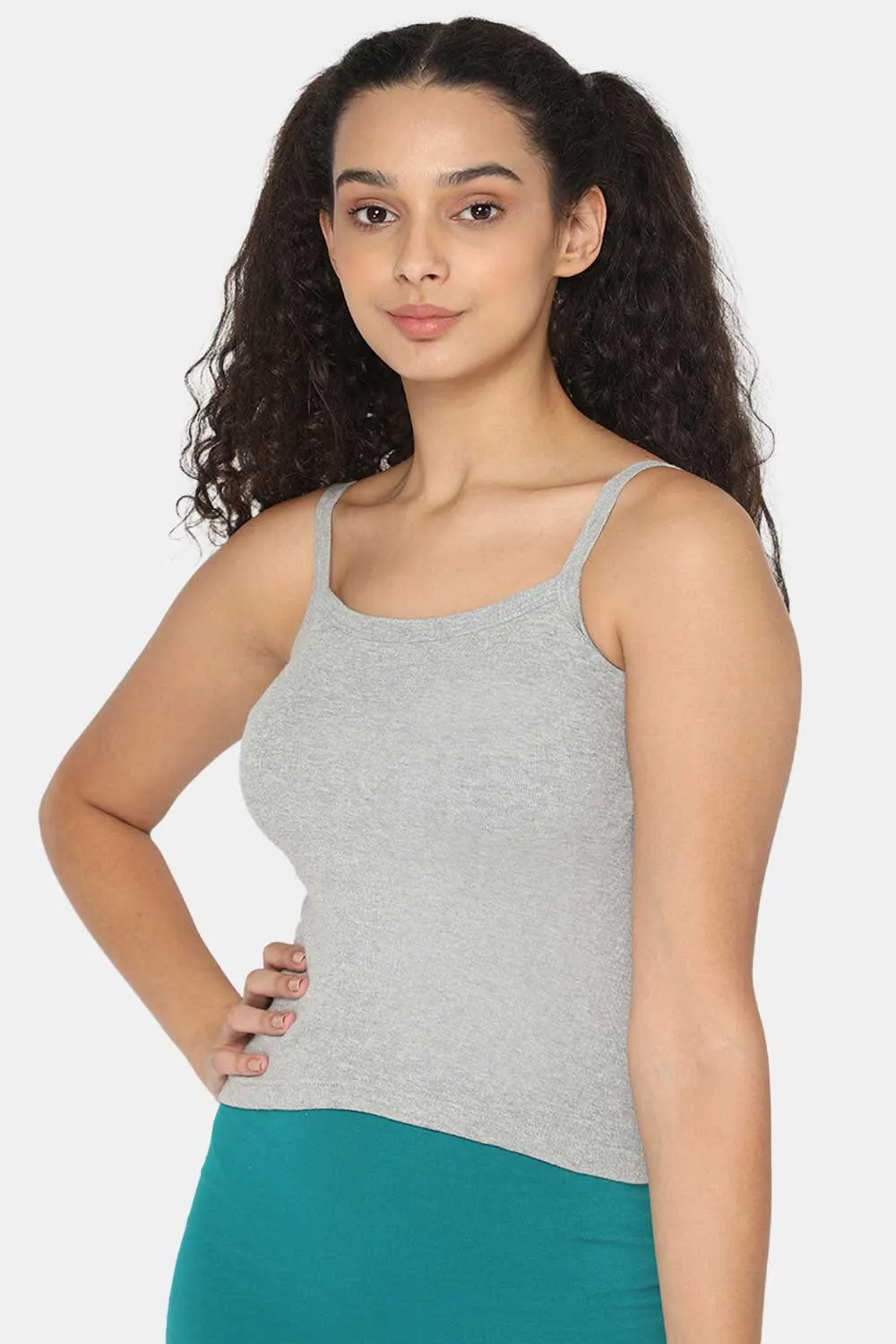 Intimacy Full Coverage 100% Cotton Slip Camisole – IN01 | Non-Padded & Seamless Comfort for Everyday Wear