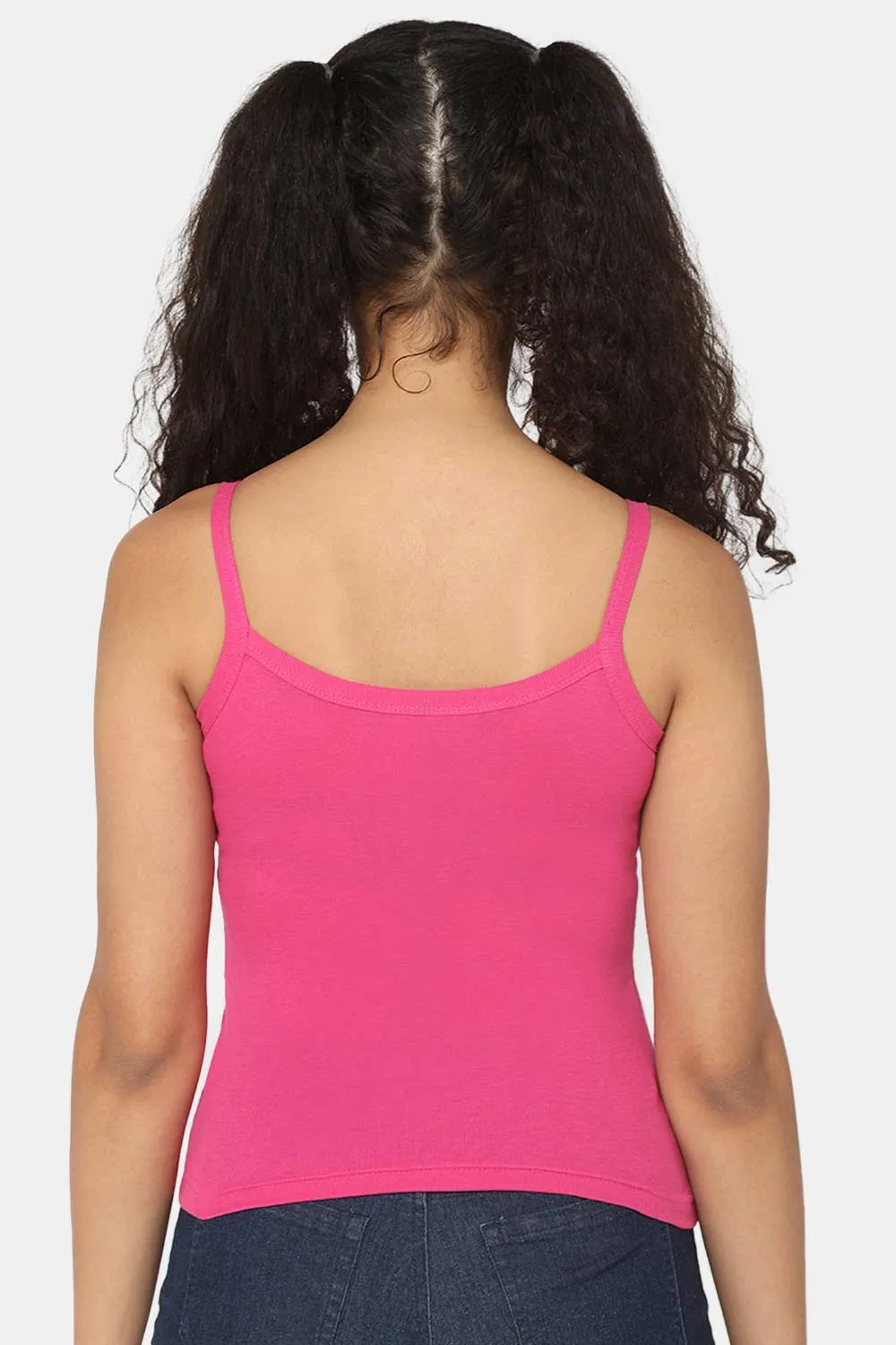 Intimacy Full Coverage 100% Cotton Slip Camisole – IN01 | Non-Padded & Seamless Comfort for Everyday Wear