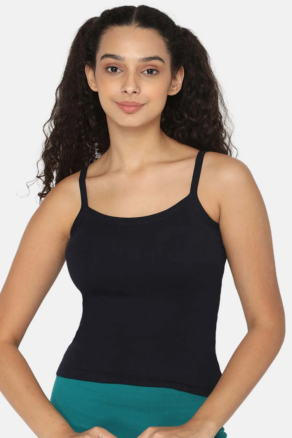 Intimacy Full Coverage 100% Cotton Slip Camisole – IN01 | Non-Padded & Seamless Comfort for Everyday Wear