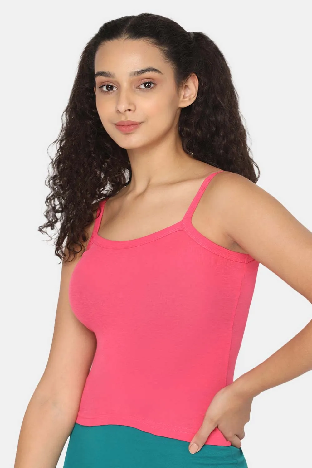 Intimacy Full Coverage 100% Cotton Slip Camisole – IN01 | Non-Padded & Seamless Comfort for Everyday Wear