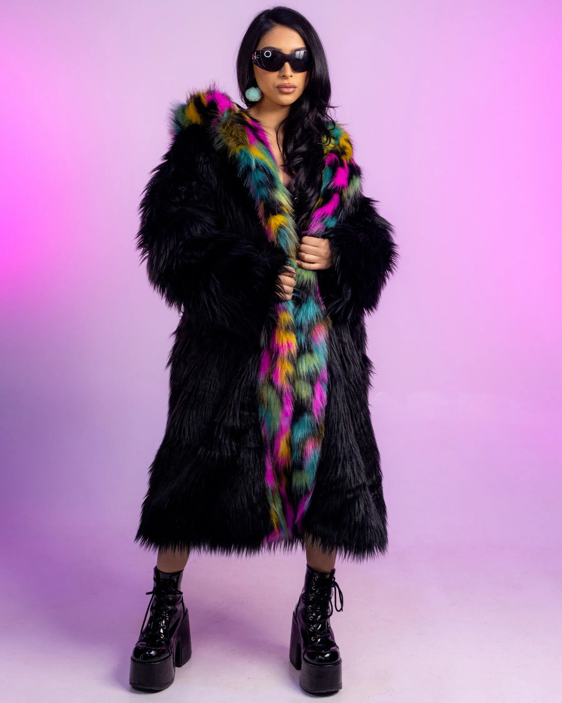 Jungle Wild Unisex Faux Fur Coat