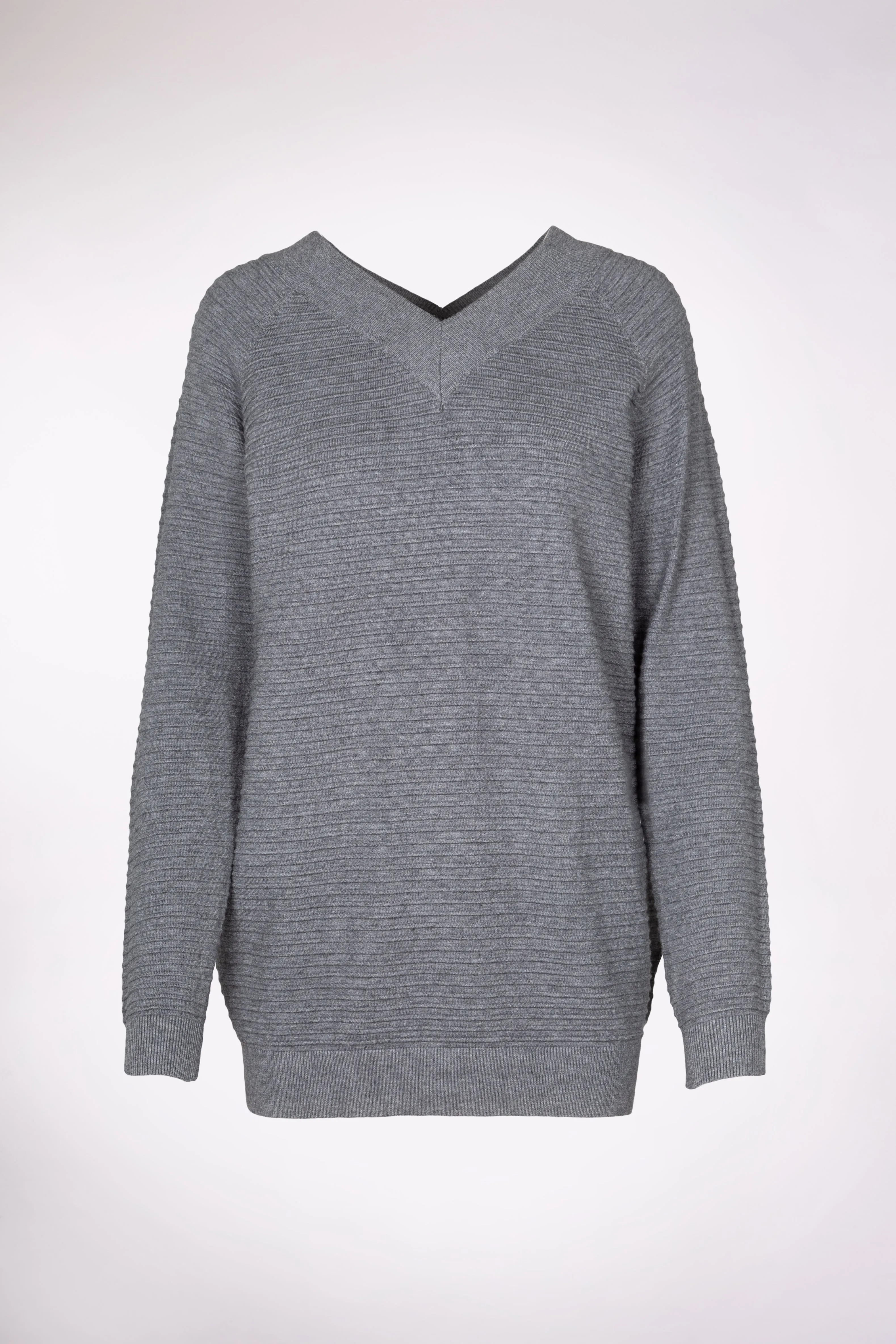 M Made in Italy - Front & Back V-Neck Sweater