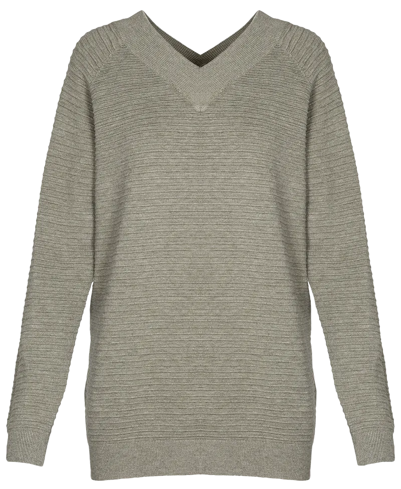 M Made in Italy - Front & Back V-Neck Sweater