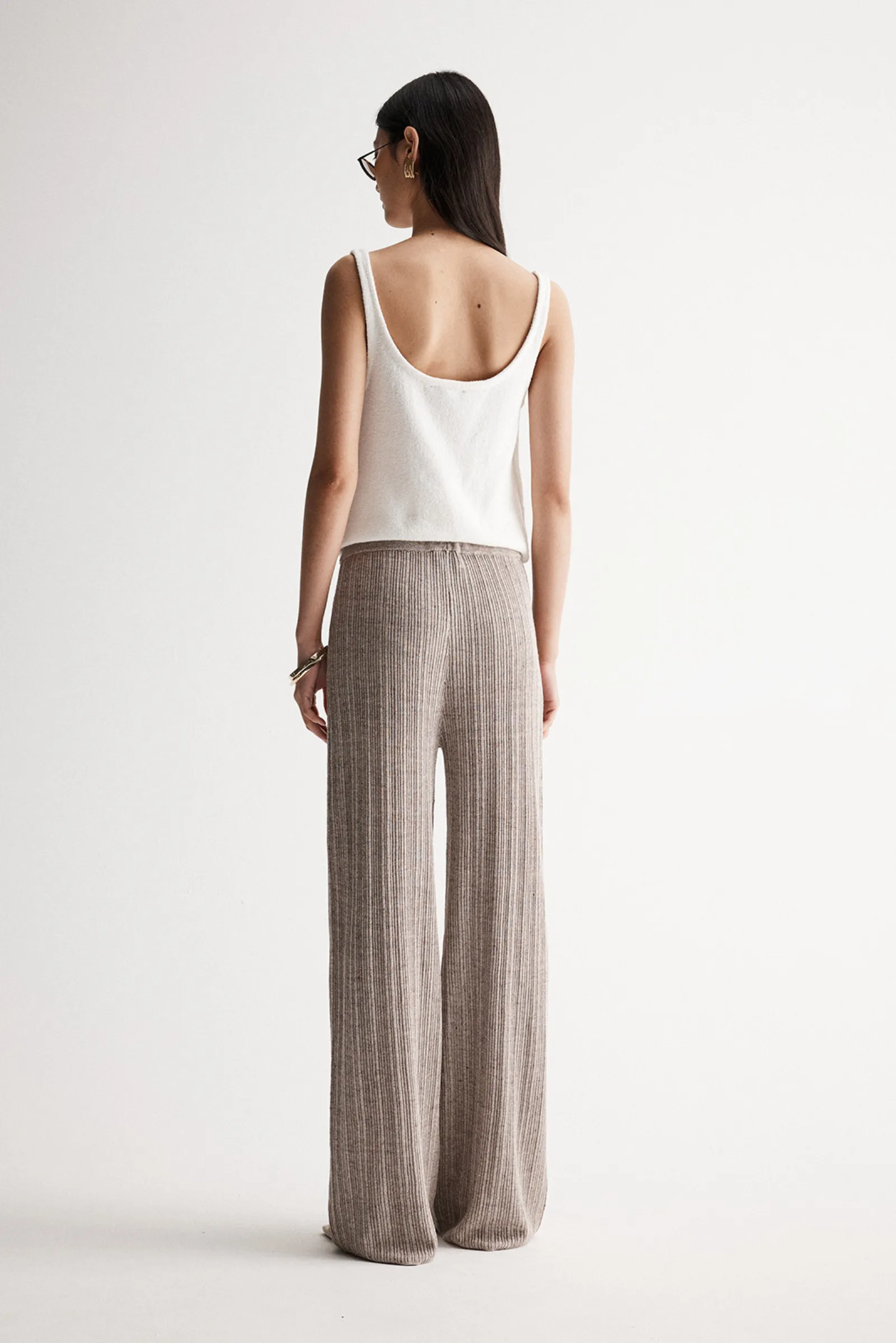 Oscar Knit Pant - Dark Taupe