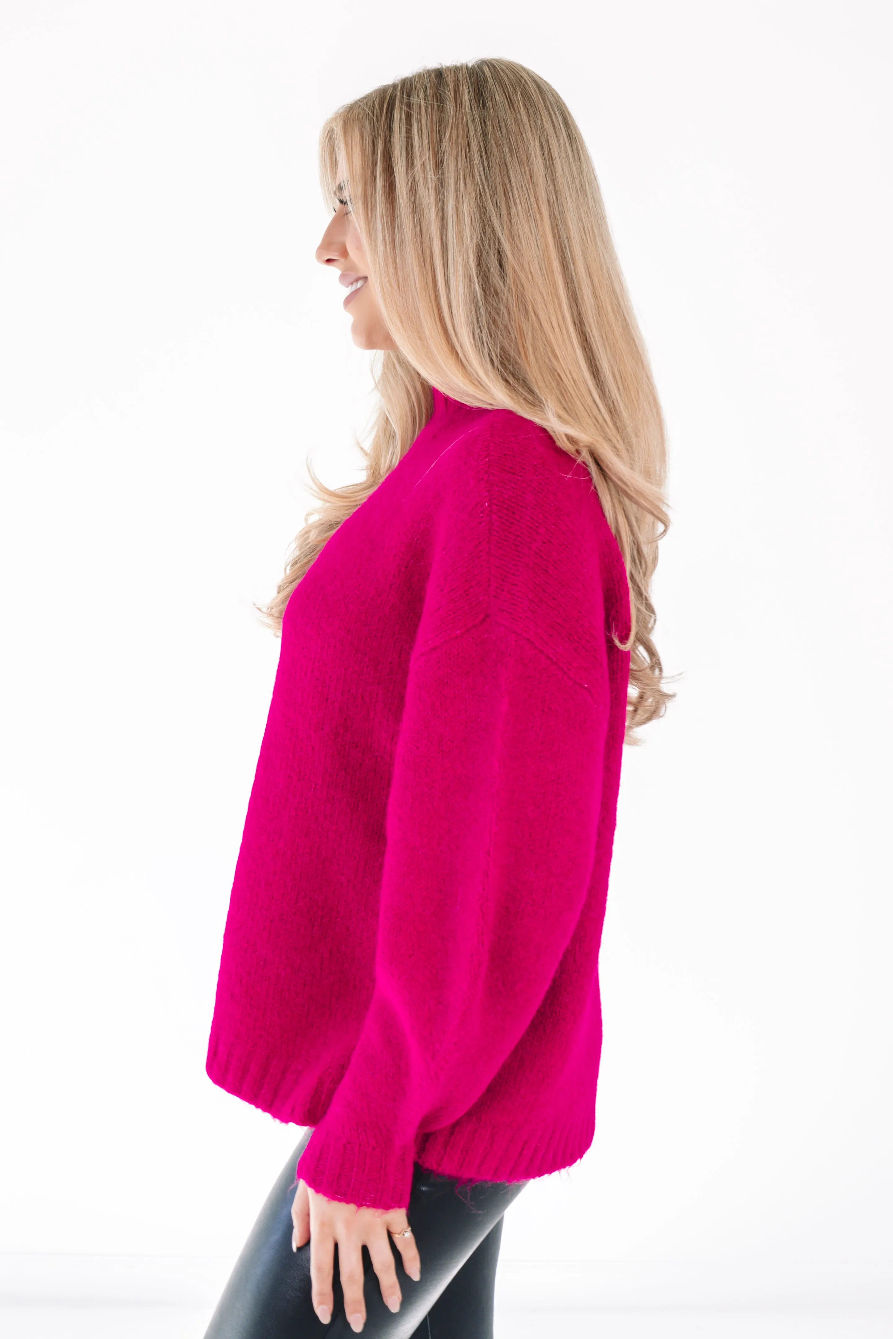 Pistola Carlen Sweater - Fuchsia