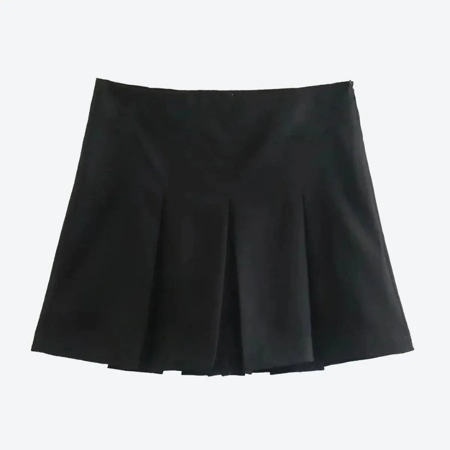 Pleated Classic School Uniform Skirts