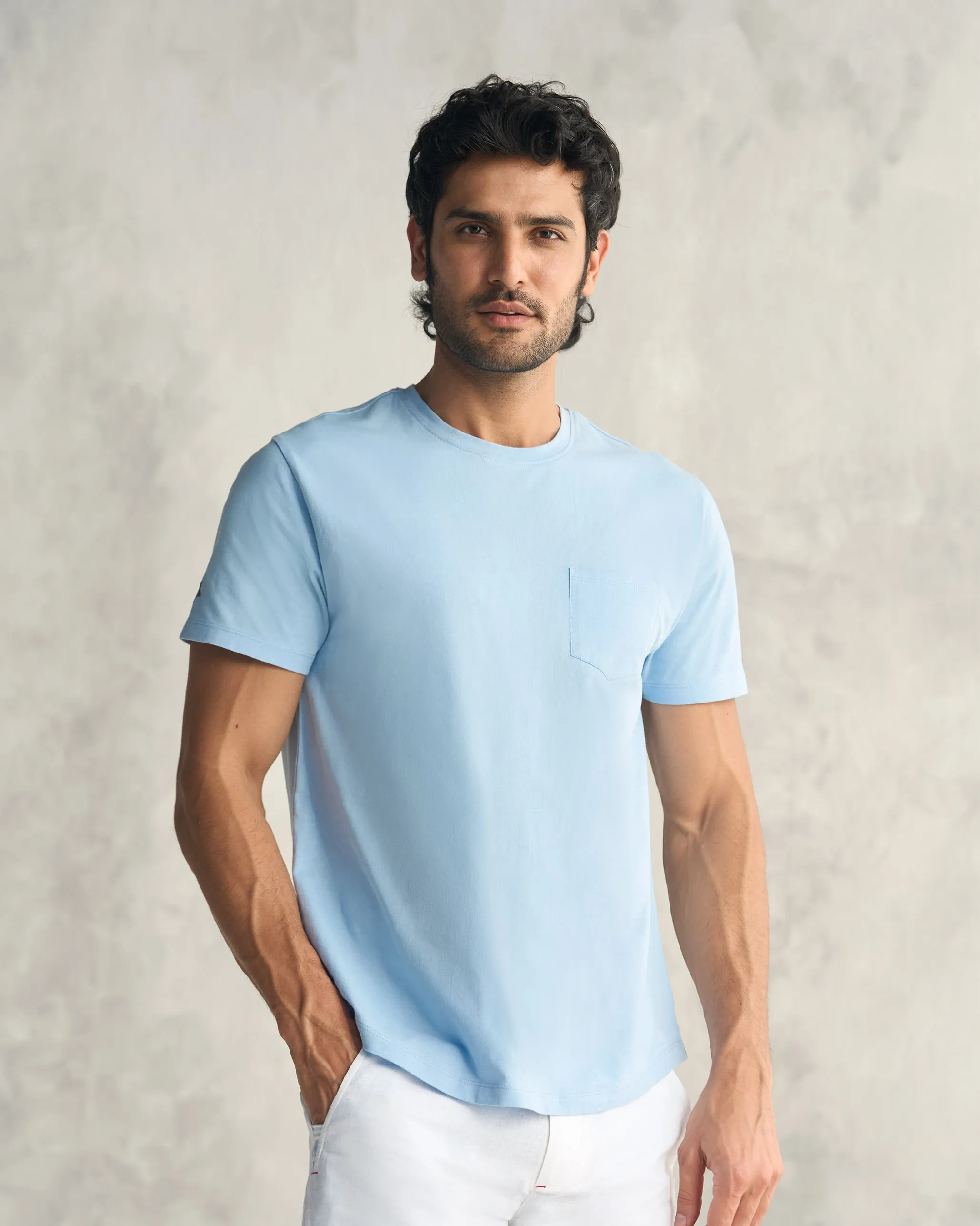 Pocket T-shirt - Blue