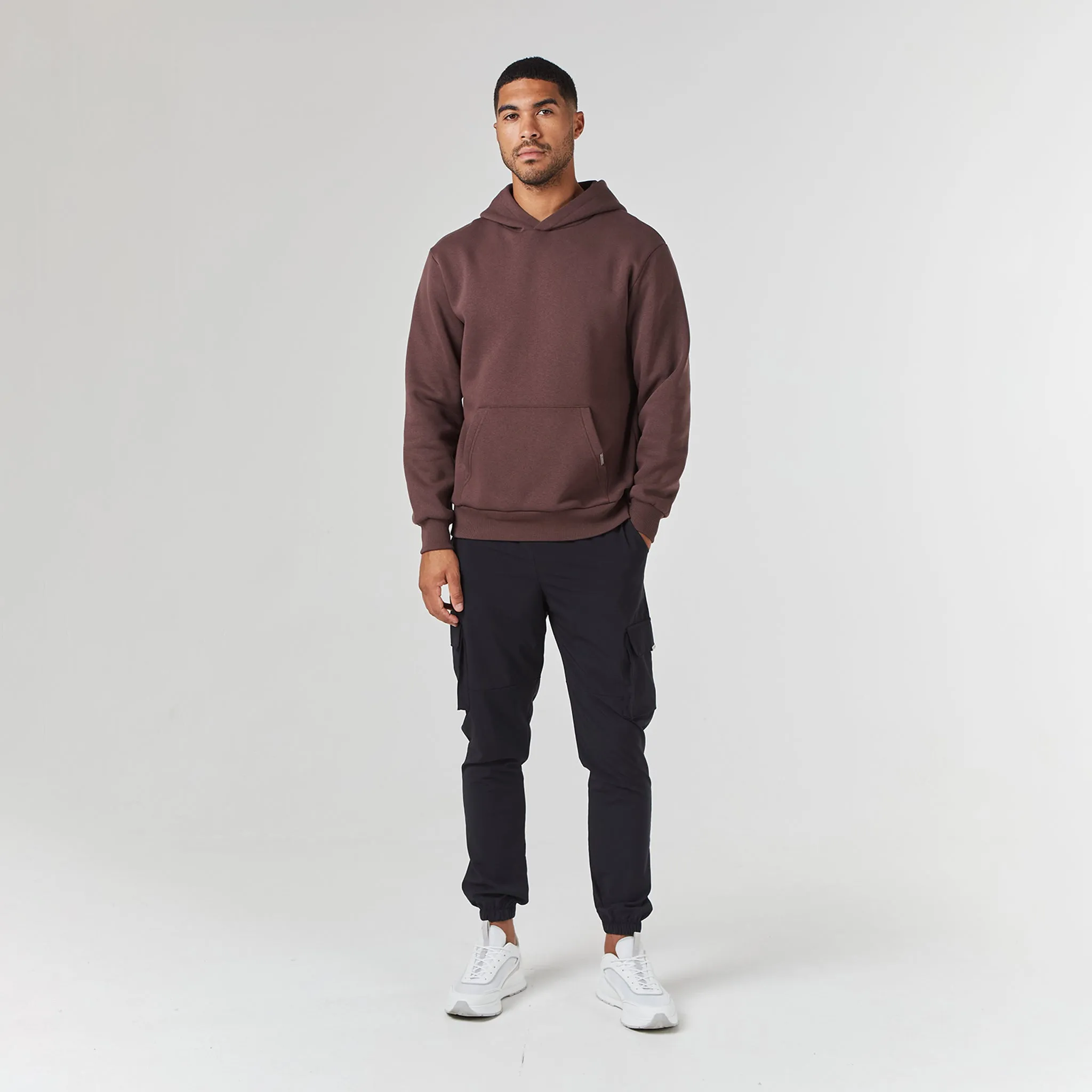 Relaxed Fit Hoodie | Warm Brown