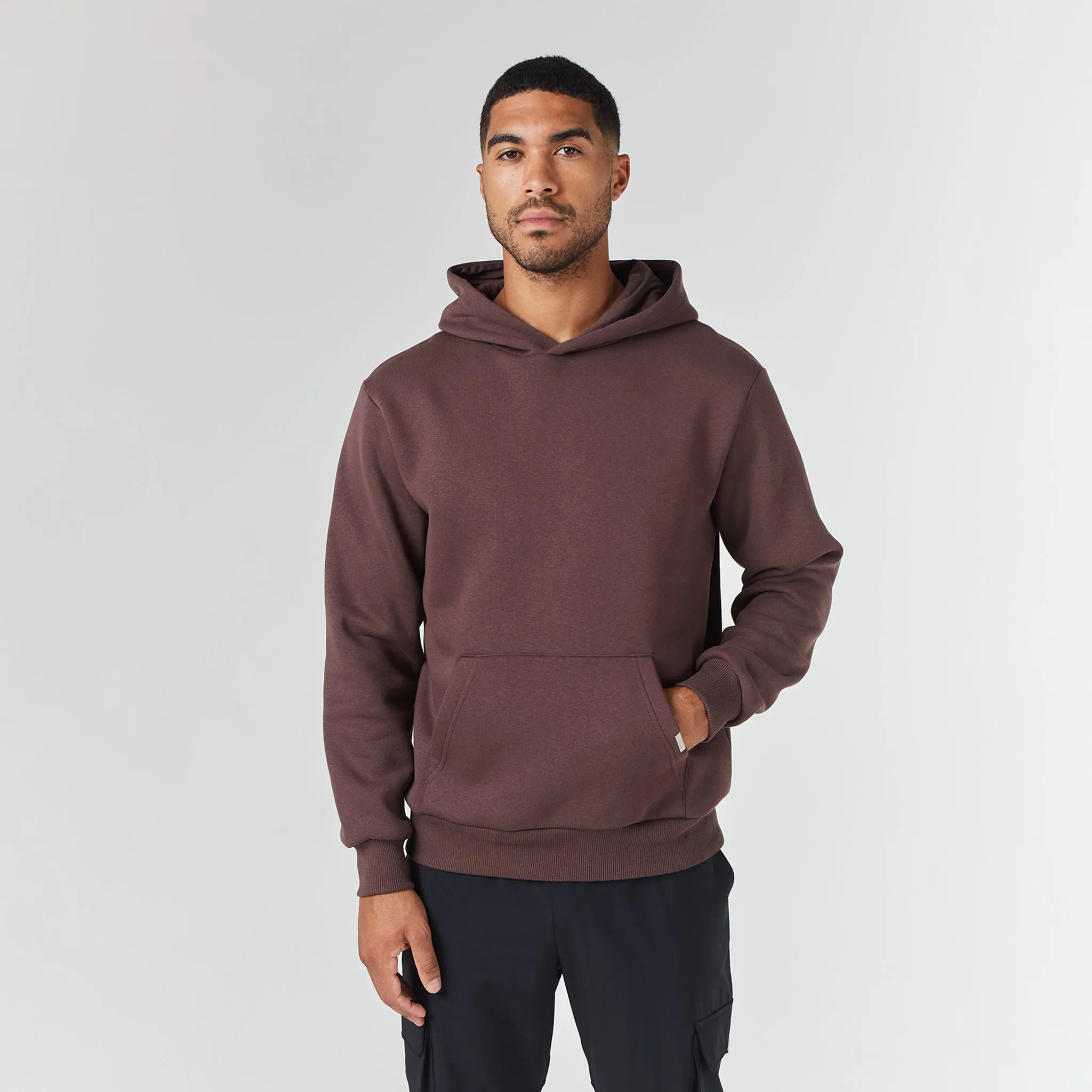 Relaxed Fit Hoodie | Warm Brown