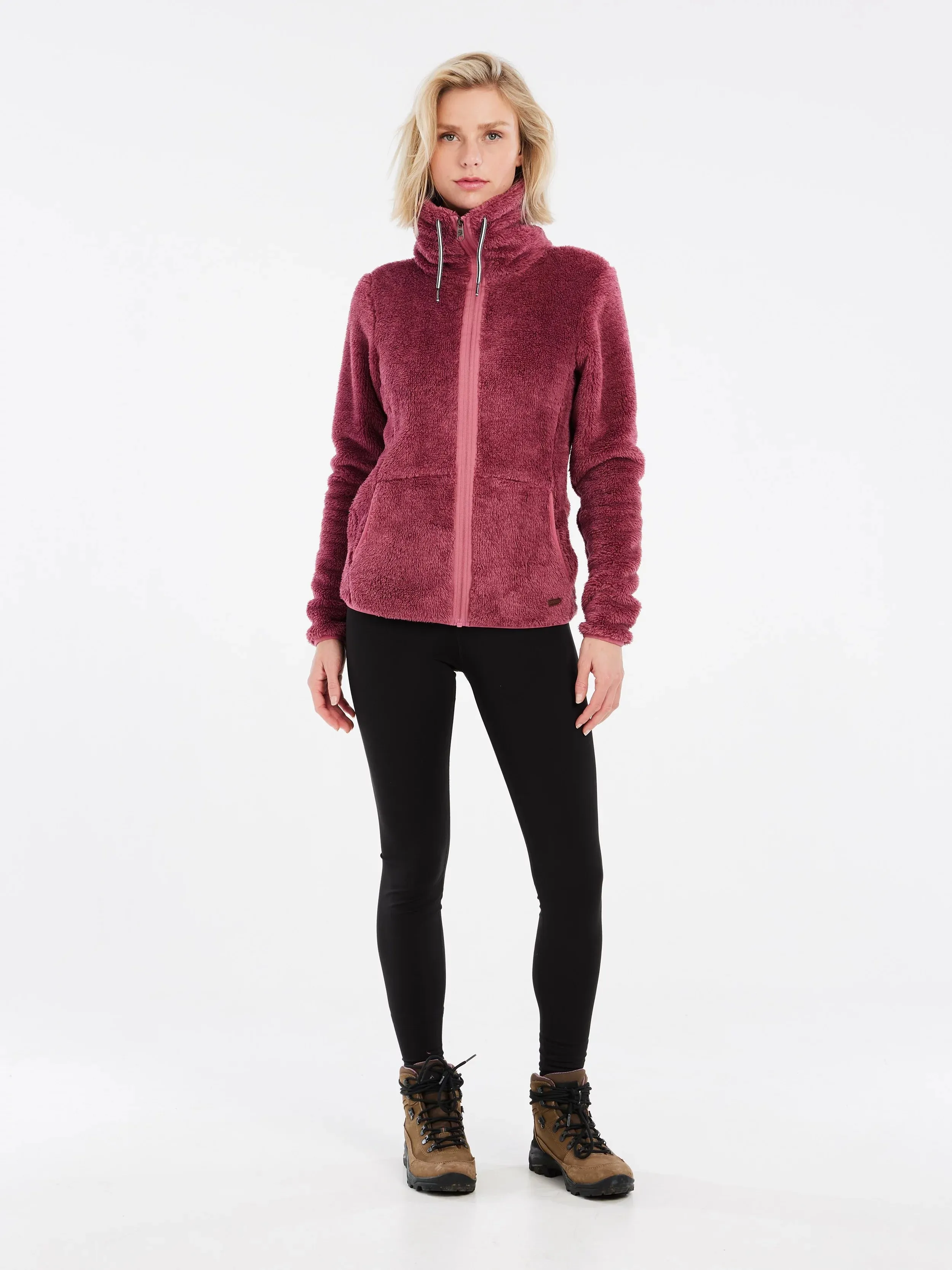 Riri Fleece zip up - Rose Dust