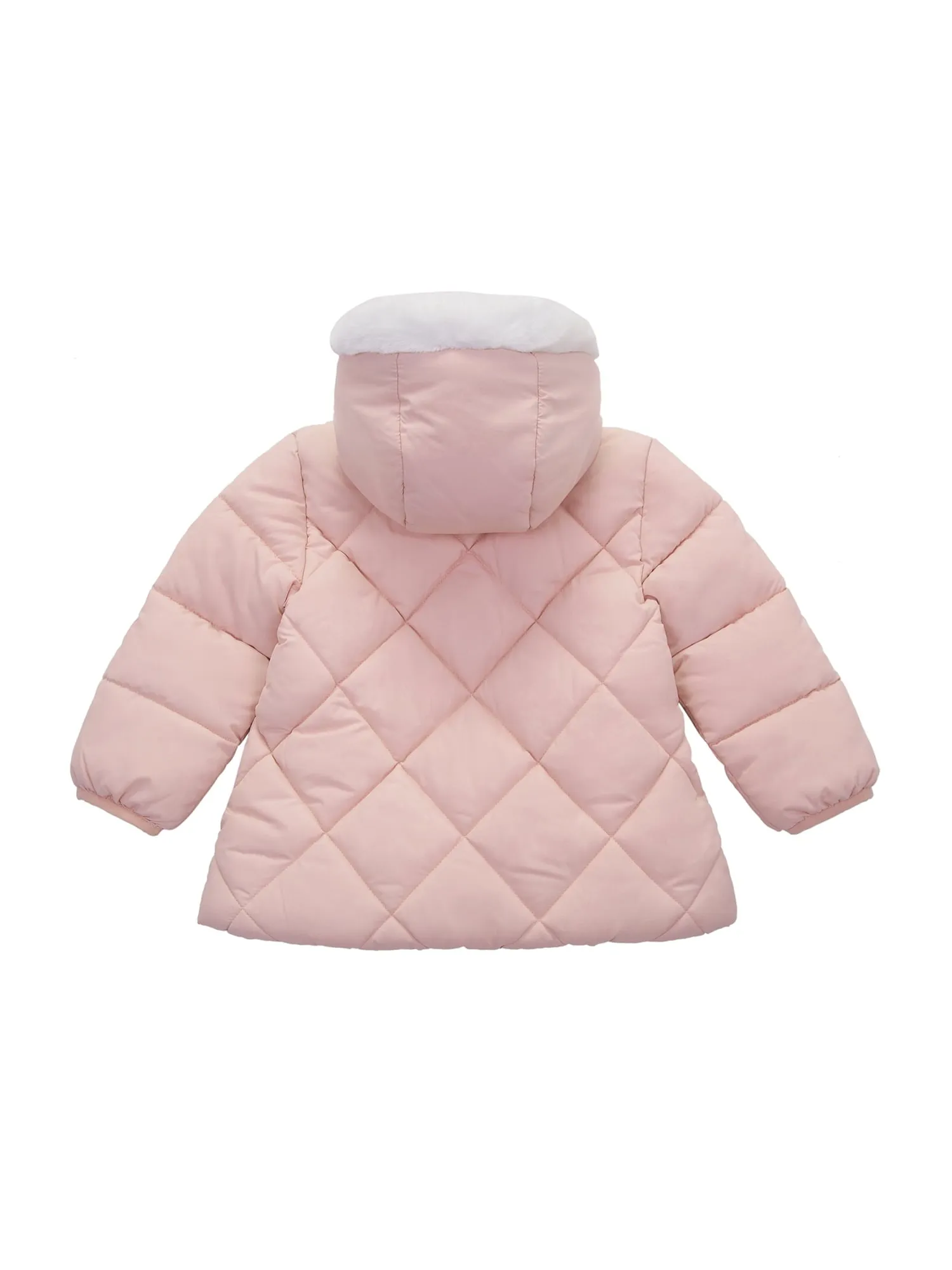 Rokka&Rolla Baby Girls' Puffer Jacket Toddler Fleece Lined Winter Coat for Infants, Sizes 6-24M