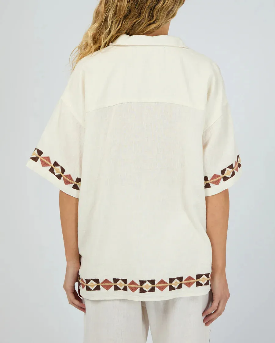 SILENT THEORY - LOS CABOS  SHIRT - VINTAGE WHITE