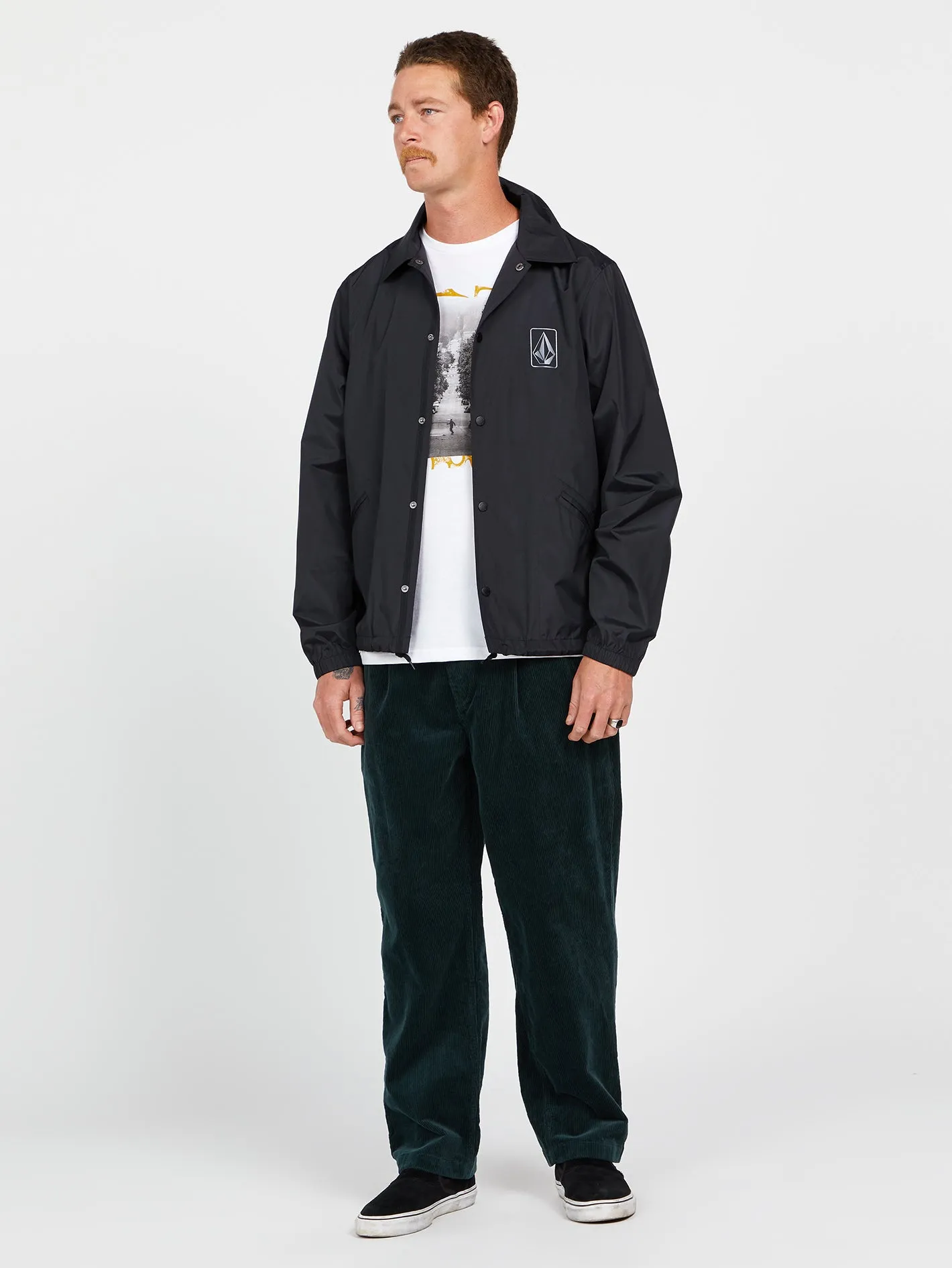 Skate Vitals Coach Jacket - Black