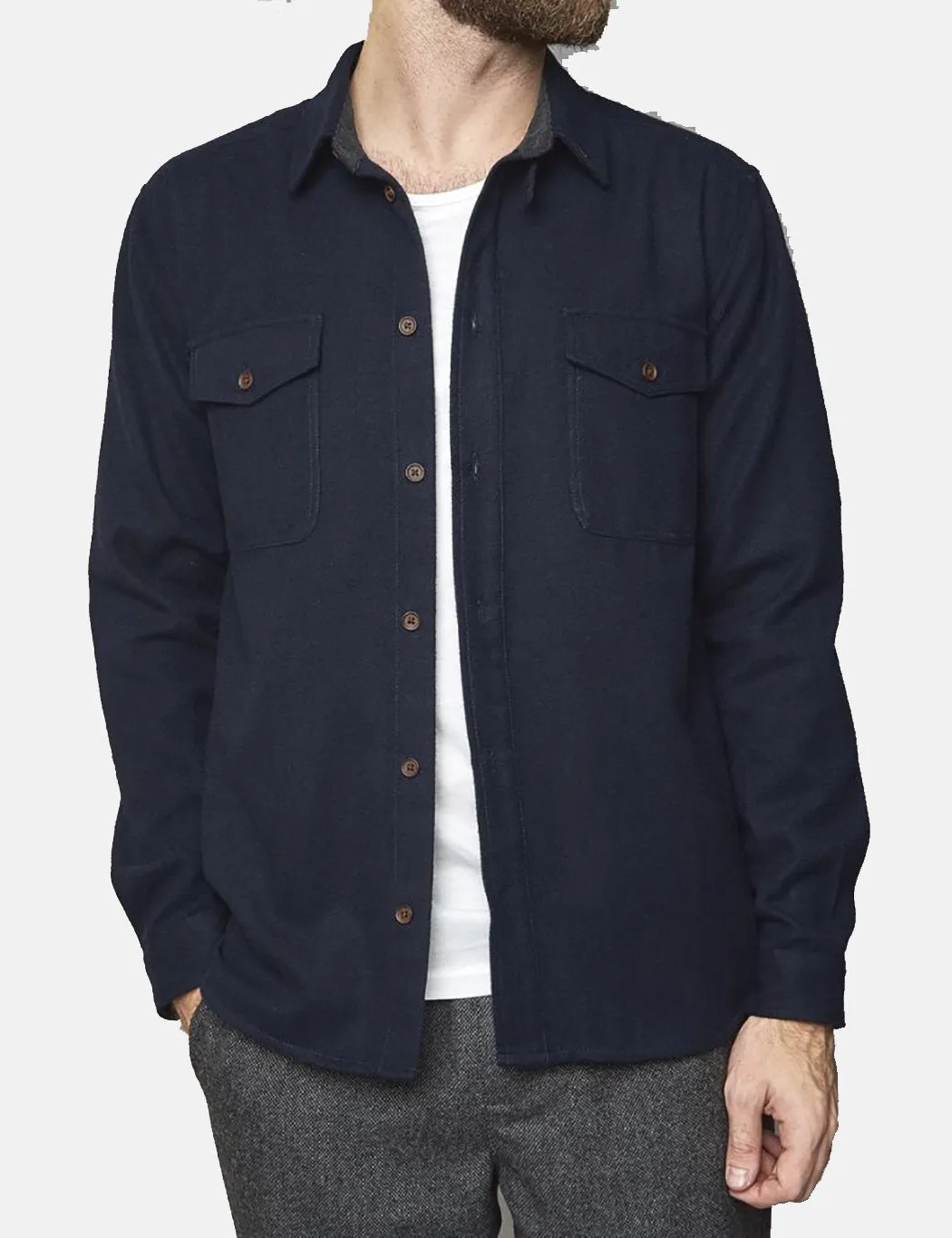 Suit Denmark Joe Overshirt - Navy Blue