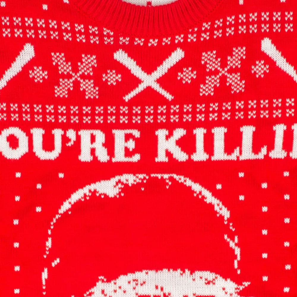 The Sandlot You're Killing Me Smalls Red Ugly Christmas Sweater