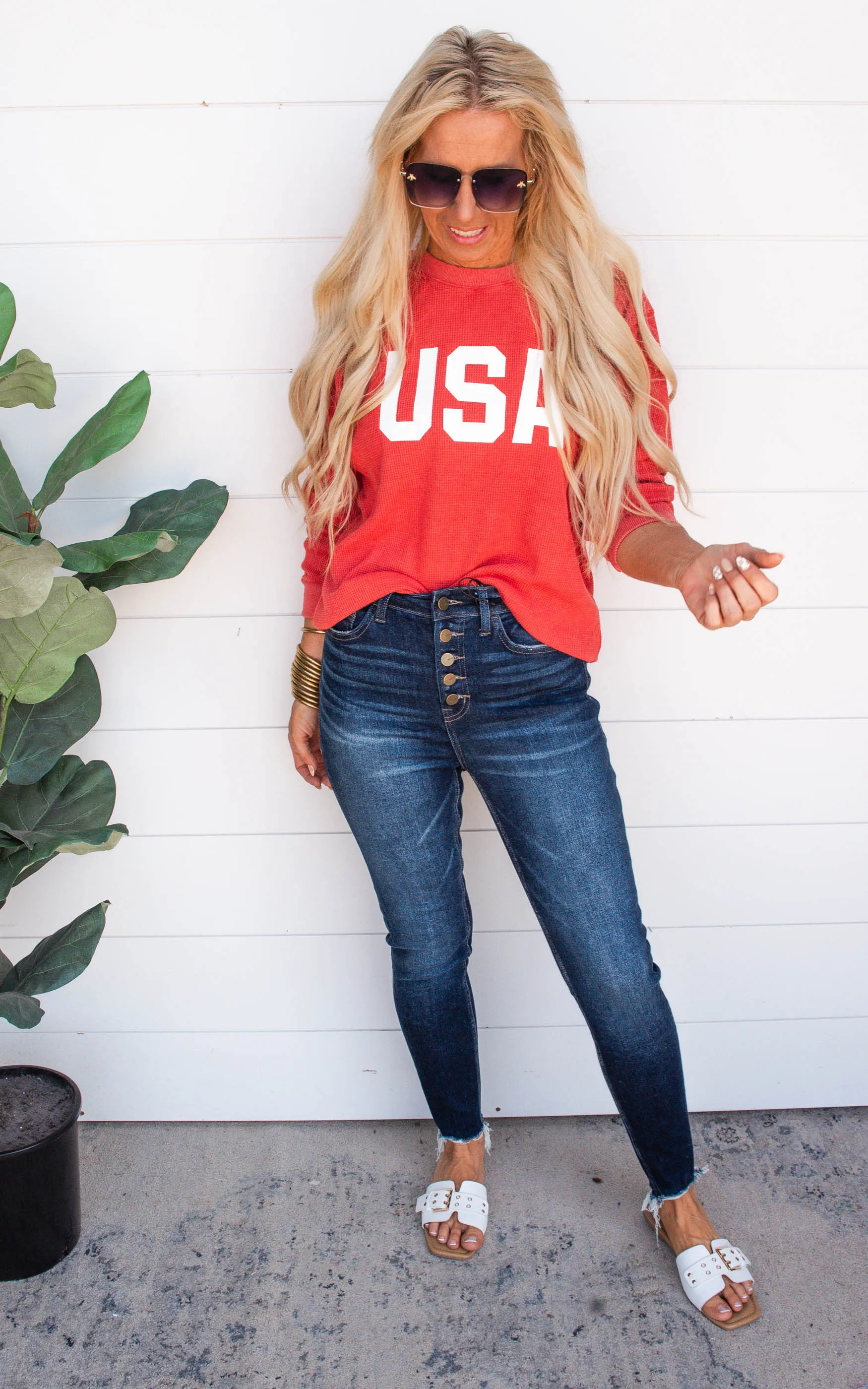 USA Thermal Sweatshirt | FINAL SALE