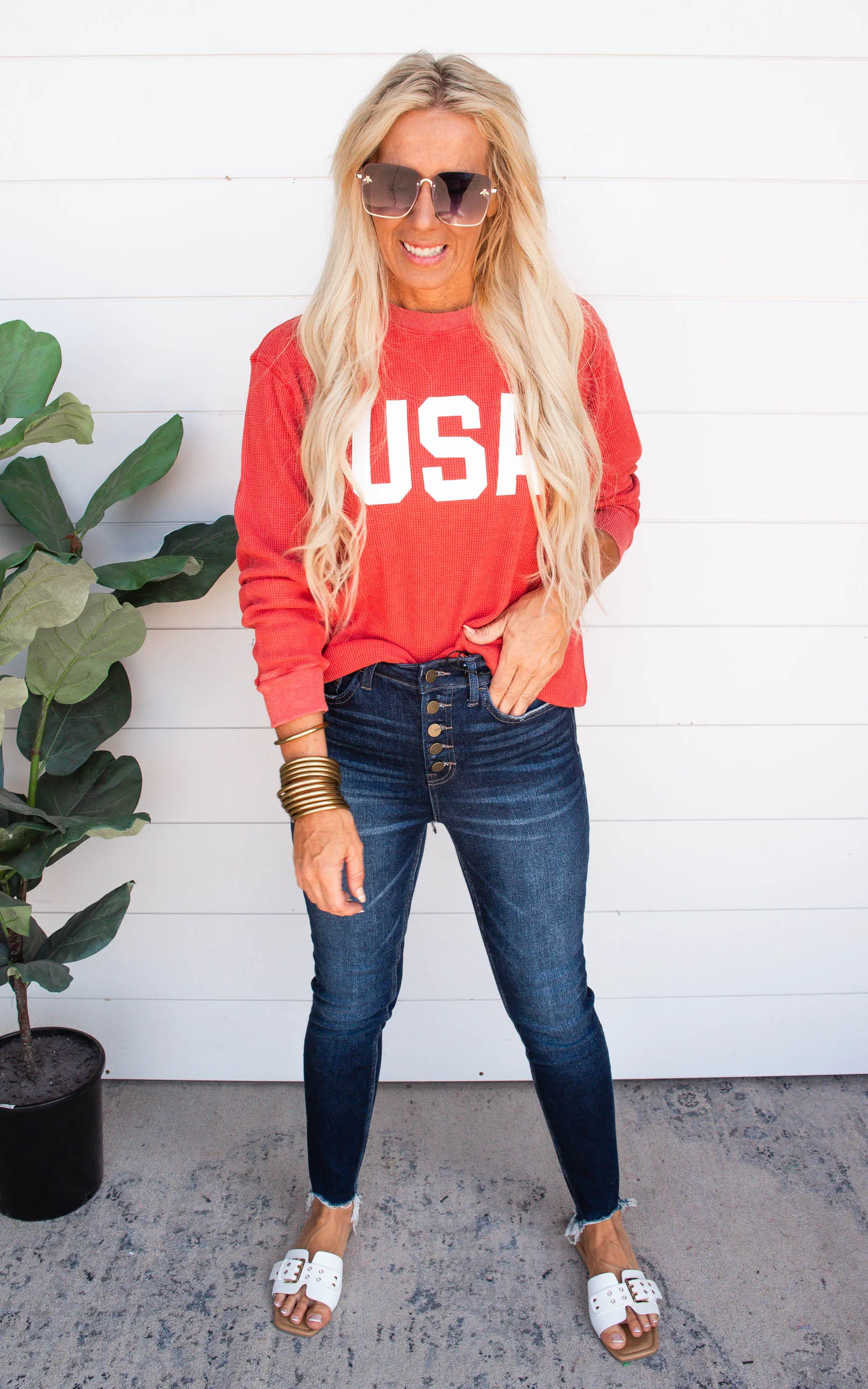 USA Thermal Sweatshirt | FINAL SALE