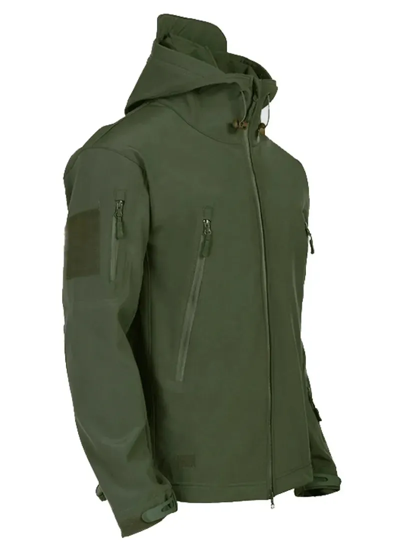 Waterproof Jacket Men's /Women's jacket Outdoor Soft Shell Fleece Windproof Waterproof Breathable Thermal Hooded