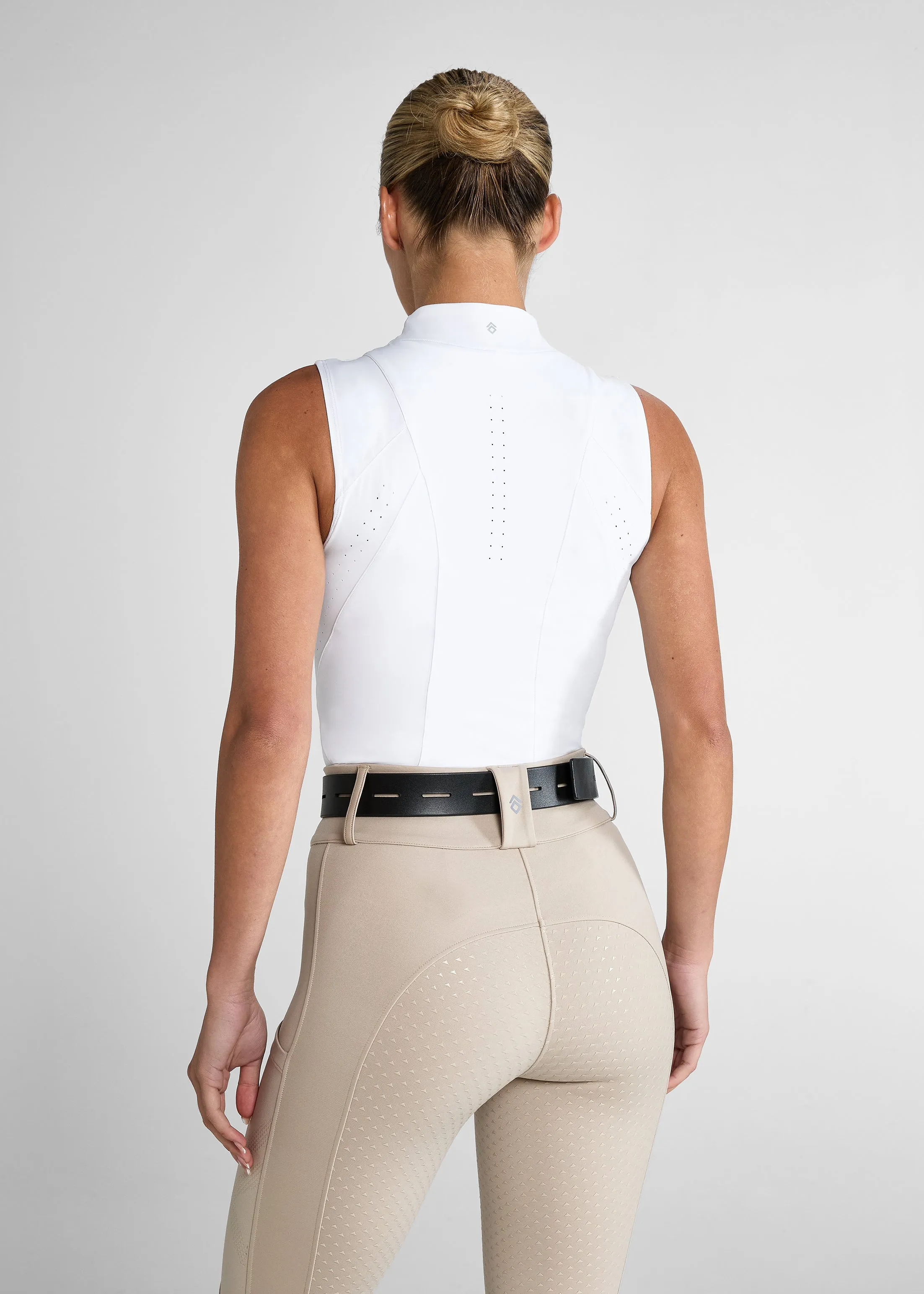 White Sleeveless Core Base Layer