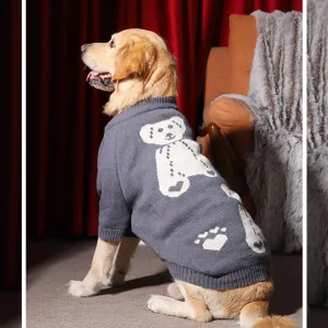 Winter Big Dogs Clothes Warm Sweatshirts Coat Clothing for Large Dogs Sweater 3XL-7XL Costume Pet Supplies