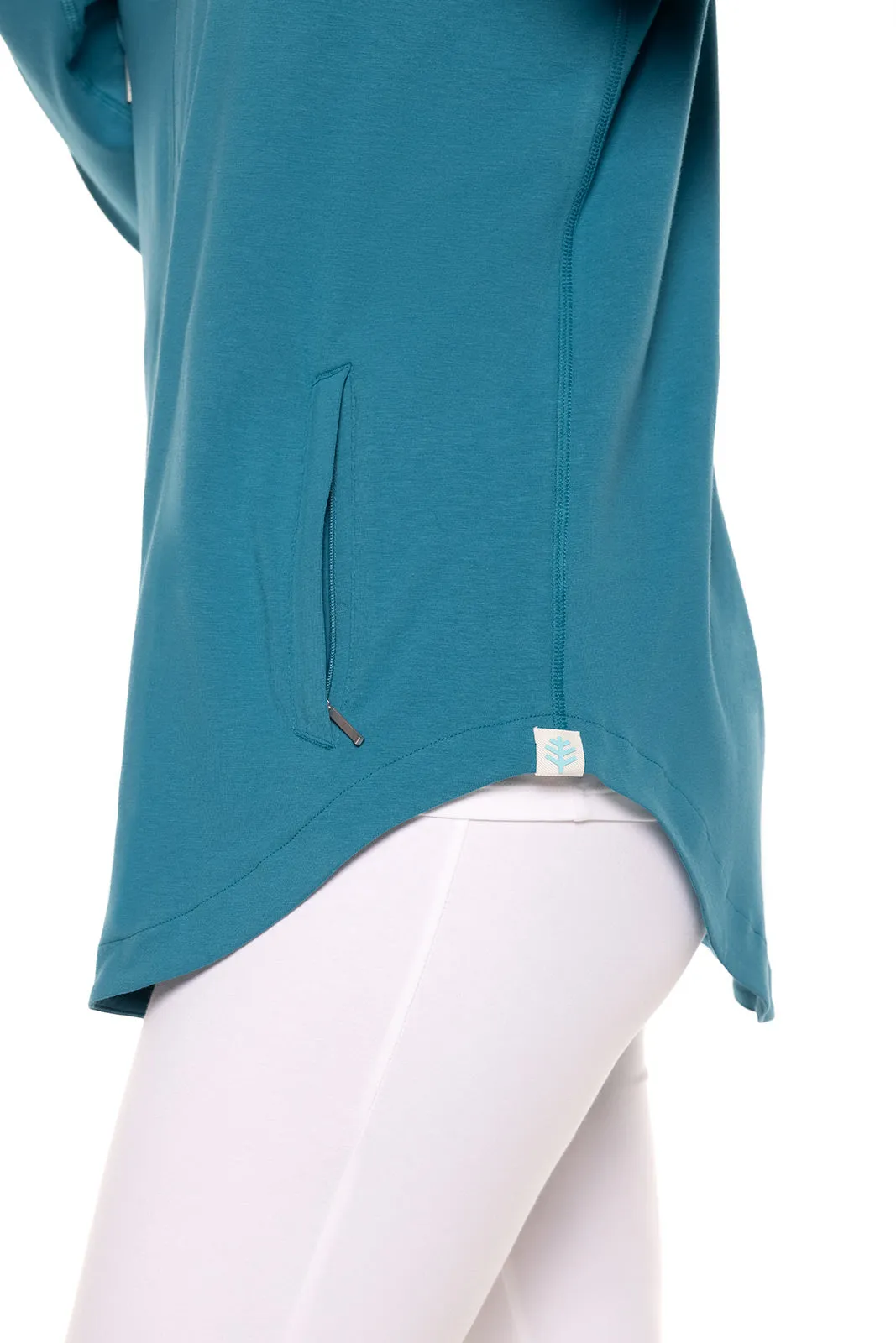 Women's LumaLeo Zip-Up Hoodie | Tahitian Teal