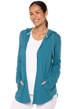 Women's LumaLeo Zip-Up Hoodie | Tahitian Teal